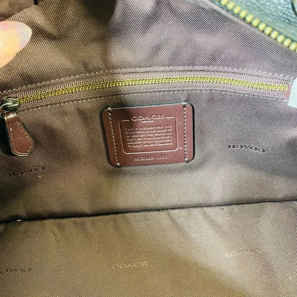 Coach 38551 Dreamer 27 Pabbled Leather Black Crossbody Bag - Picture 10 of 12